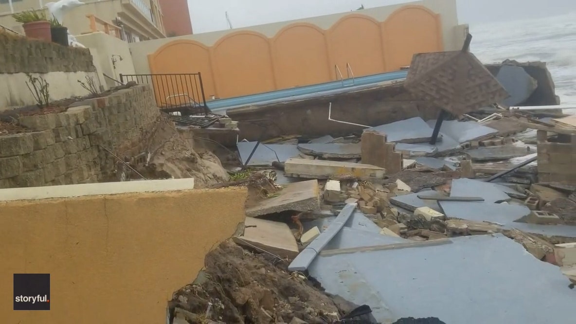 Nicole destroys Daytona Beach Shores hotel deck